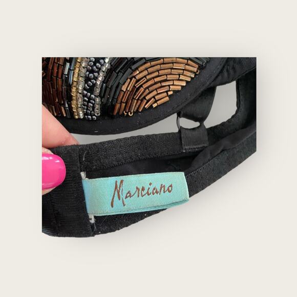 Vintage Y2K Marciano by Guess Sequined Rhinestone Bra | 36D - Picture 9 of 11